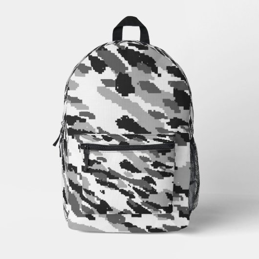Arctisch Sneeuwcamouflage Bedrukte Rugzak (Voorkant)
