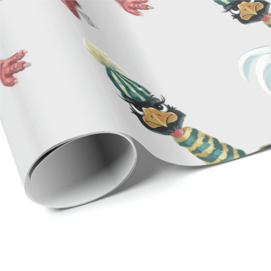 Arctisch struisvogel op de vlucht cadeaupapier (Rol Hoek)