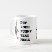 Arctisch struisvogel op de vlucht koffiemok (Voorkant links)