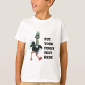 Arctisch struisvogel op de vlucht t-shirt (Voorkant)