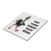 Arctisch struisvogel op de vlucht tegeltje (Zijkant)