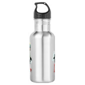 Arctisch struisvogel op de vlucht waterfles  (Achterkant)