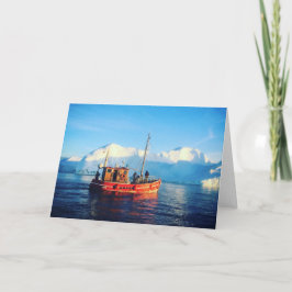 arctisch visserij-wenskaart kaart