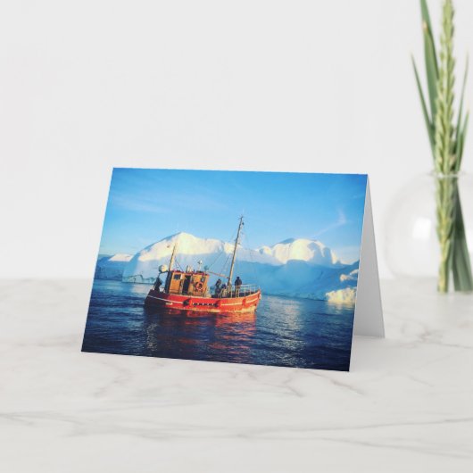 arctisch visserij-wenskaart kaart (Voorkant)