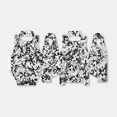 Arctisch Wit Grijs Zwart Camo Camouflage Feest Bedankdoosjes (Uitgevouwen)