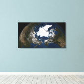 Arctisch zee canvas afdruk (Insitu (Houten vloer))