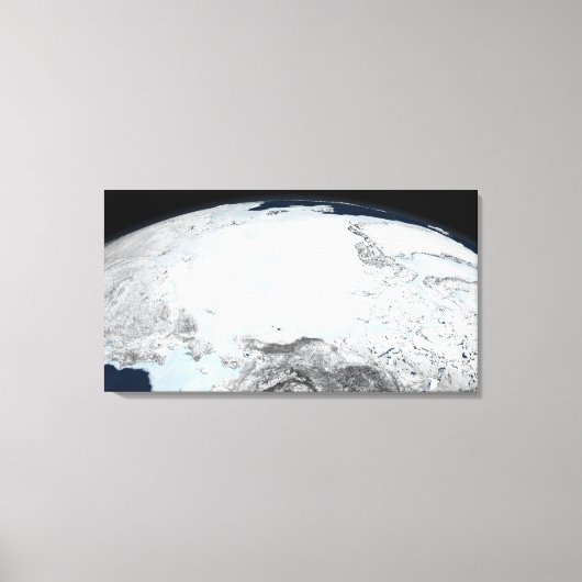 Arctisch zee-ijs 2 canvas afdruk (Voorkant)