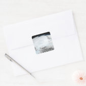 Arctisch zee-ijs 2 vierkante sticker (Envelop)