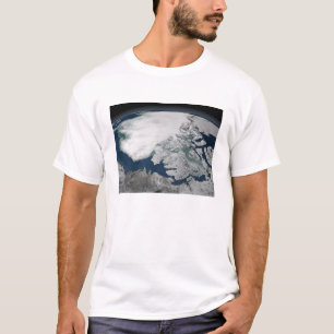 Arctisch zee-ijs boven Noord-Amerika T-shirt