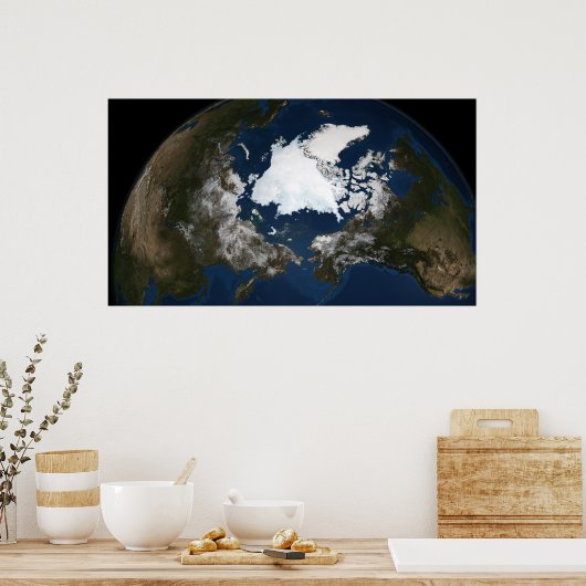 Arctisch zee poster (Keuken)