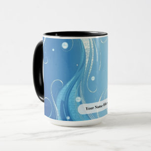 Arctische Blau Folie Parel Wisp Mok