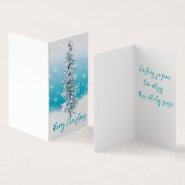 Arctische blauwe bevroren zilverspartijen kaart