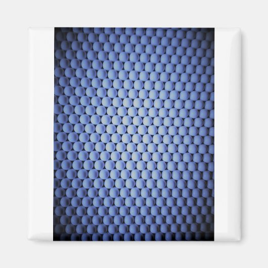 Arctische blauwe bollen magneet (Voorkant)