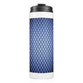 Arctische blauwe bollen thermosbeker (Voorkant)