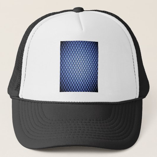 Arctische blauwe bollen trucker pet (Voorkant)