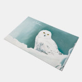 Arctische Blauwgroen sneeuwuil Deurmat (Schuin)