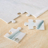 Arctische Blauwgroen sneeuwuil Legpuzzel (Zijkant)