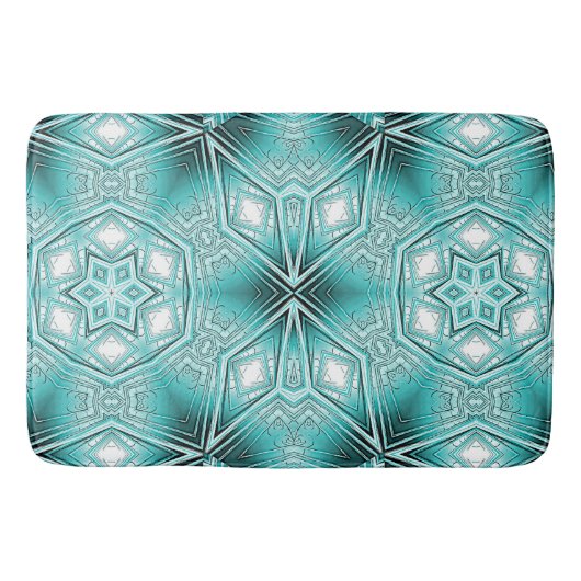 arctische caleidoscoop badmat (Voorkant)