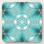 arctische caleidoscoop bier onderzetter (Voorkant)