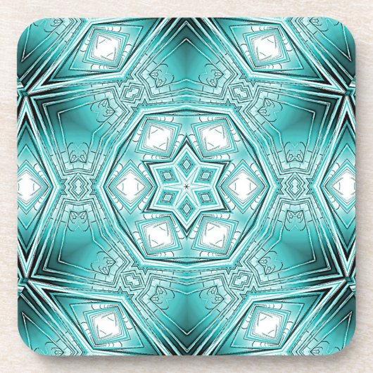 arctische caleidoscoop bier onderzetter (Voorkant)