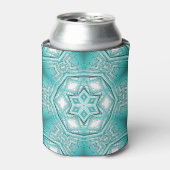 arctische caleidoscoop blikjeskoeler (Blikje Voorkant)