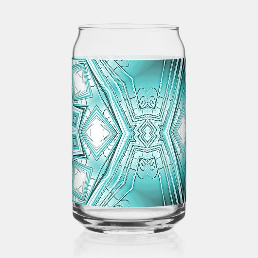 arctische caleidoscoop blikvorm glas (Achterkant)