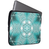 arctische caleidoscoop laptop sleeve (Voorkant Rechts)