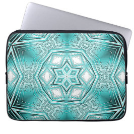 arctische caleidoscoop laptop sleeve