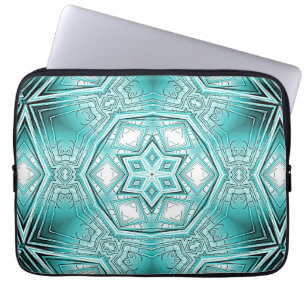arctische caleidoscoop laptop sleeve