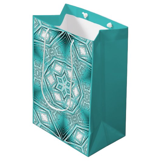 arctische caleidoscoop medium cadeauzakje (Voorkant Gekanteld)