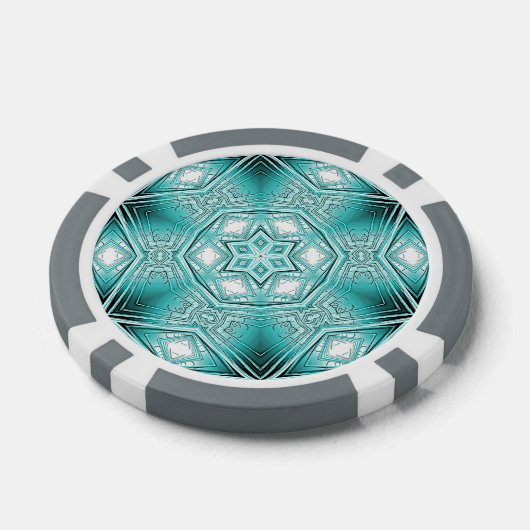 arctische caleidoscoop poker chips (Enkel)