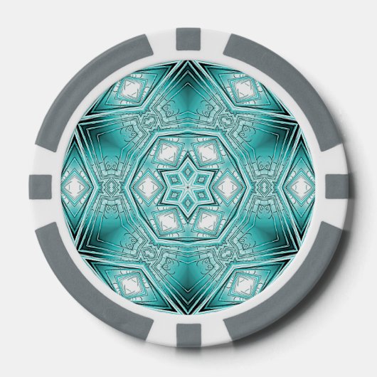 arctische caleidoscoop poker chips (Voorkant)