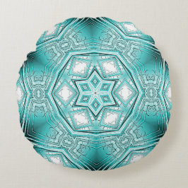 arctische caleidoscoop rond kussen