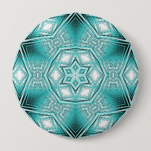 arctische caleidoscoop ronde button 4,0 cm