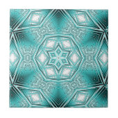 arctische caleidoscoop tegeltje (Voorkant)