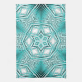 arctische caleidoscoop theedoek (Verticaal)