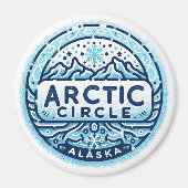 Arctische cirkel magneet (Voorkant)