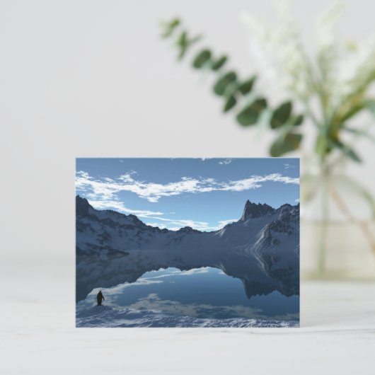 Arctische dag briefkaart (Staand voorkant)