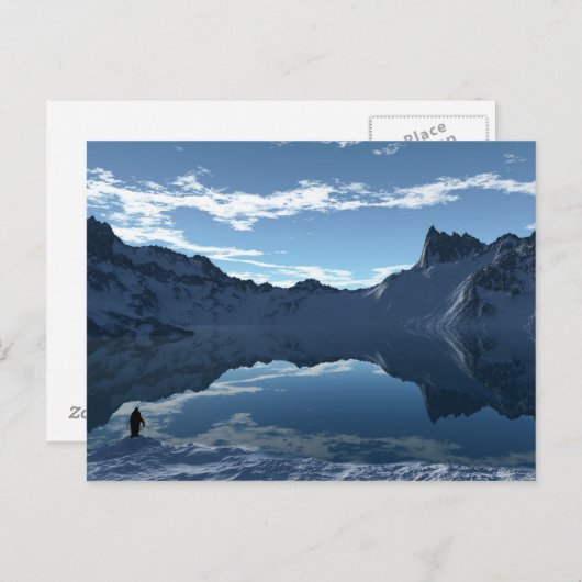 Arctische dag briefkaart (Voorkant / Achterkant)