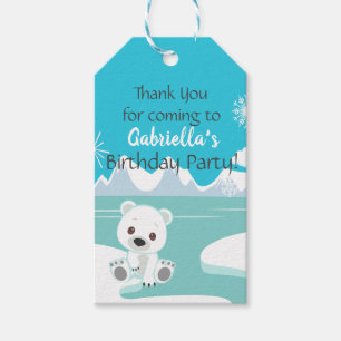 Arctische dieren Hartelijk dank voor uw komst bij  Cadeaulabel