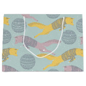 Arctische dieren in de ruimte large cadeautasje (Voorkant)