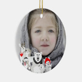 Arctische dieren keramisch ornament (Rechts)