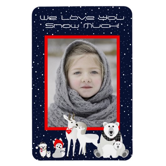 Arctische dieren magneet (Verticaal)