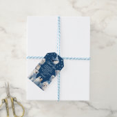Arctische Dieren Winter Kinderen Verjaardag Bedank Cadeaulabel (Met Touw)