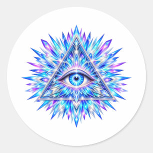 Arctische Driehoek Oog Sticker
