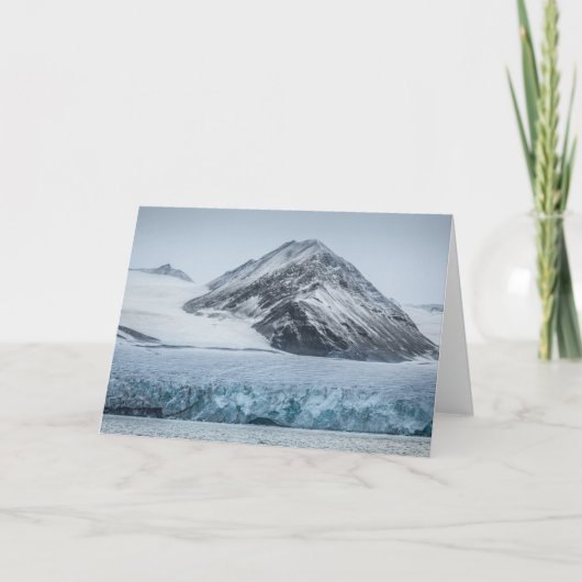 Arctische gletsjer kaart (Voorkant)