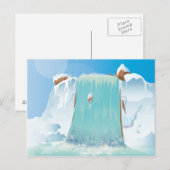 Arctische Ijs Waterval Briefkaart (Voorkant / Achterkant)