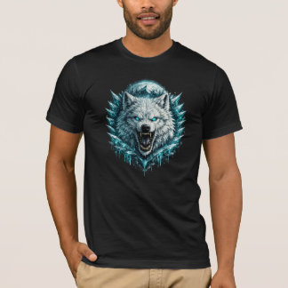 Arctische Ijs Wolf T-shirt