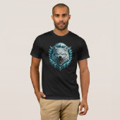 Arctische Ijs Wolf T-shirt (Voorkant volledig)
