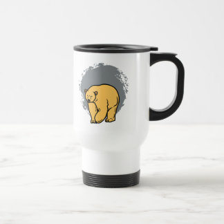 Arctische ijsbeer dieren in het wild natuur kunst reisbeker